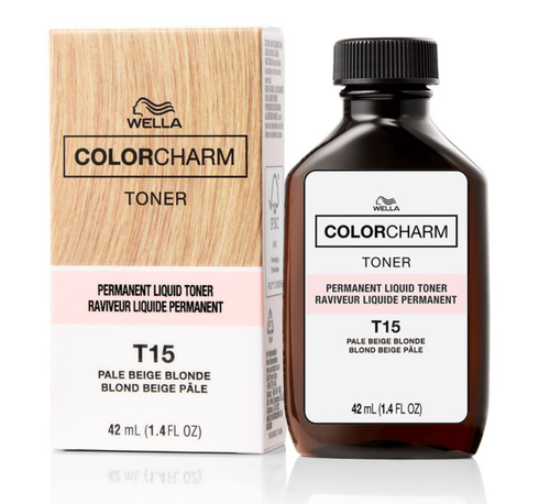 Wella Color Charm Permanent Liquid Toner T15 Pale Beige Blonde.png