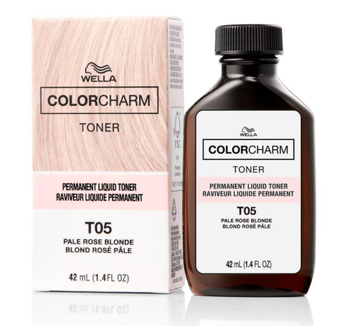 Wella Color Charm Permanent Liquid Toner T05 Pale Rose Blonde.png