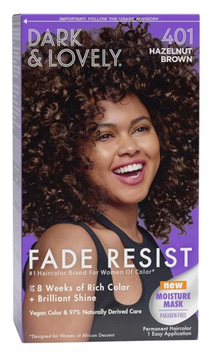 Dark & Lovely Fade Resist Hair Color 401 Hazelnut Brown.png