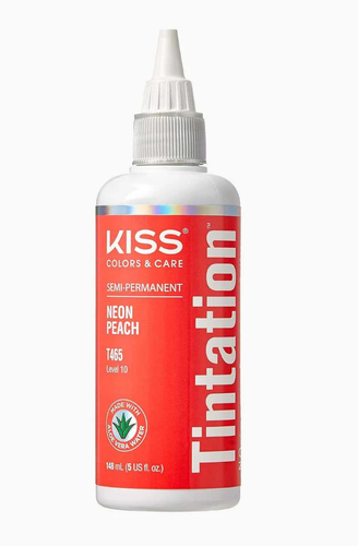 Red by Kiss Tintation Semi Permanent Hair Dye T465 Neon Peach.png