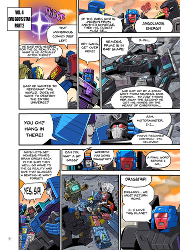 Takara Tomy New Legends Nemesis Star Convoy Web Manga English Translation 09