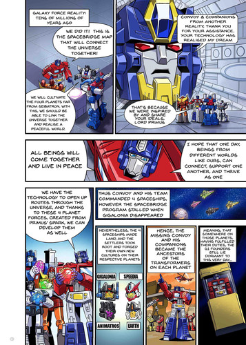 Takara Tomy New Legends Nemesis Star Convoy Web Manga English Translation 01