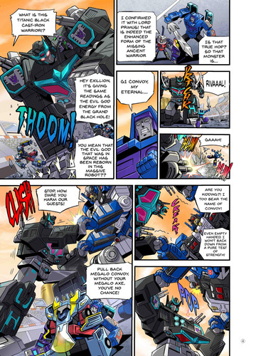Takara Tomy New Legends Nemesis Star Convoy Web Manga English Translation 04