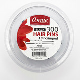 Annie Hair Pins (300 Count) Black, 1 3:4'' Crimped