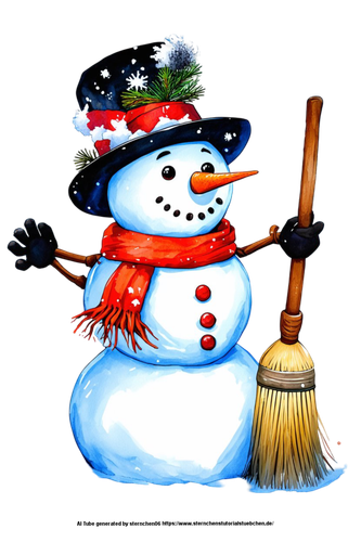 [s 694560034] [gs 7] [is 25] [u 0] [oi 0] [m stable diffusion 3] Create a whimsical snowman with a b