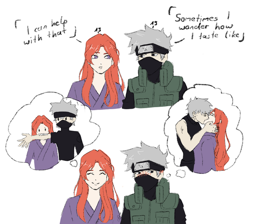 Kikyo and Kakashi - What I taste like 02 - by Mayzze.png