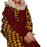 Vintage Clown Costume cutout
