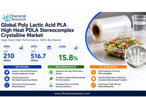Poly Lactic Acid PLA High Heat PDLA Stereocomplex Crystalline Market.jpg