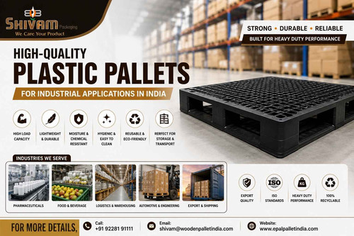 High Quality Plastic Pallets for Industrial Applications in India – Shivam Packaging.jpg