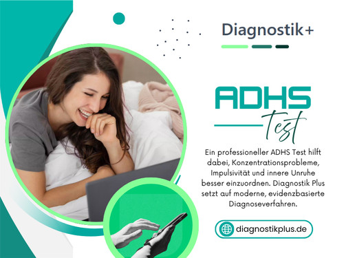 Die Nutzung eines ADHS Test kostenlos oder eines digitalen Selbsttests ist in den letzten Jahren stark gestiegen. Der Grund dafür ist einfach: Viele Menschen möchten schnell verstehen, warum sie im Alltag Schwierigkeiten mit Konzentration, Organisation oder emotionaler Kontrolle haben.

Diagnostik Plus
Tel: 030 23324257
Address: Fürbringer Str. 18, 10961 Berlin

Offizielle Website: https://diagnostikplus.de/adhs/test


Lesen Sie unseren Blog:
https://diagnostikplus.wixsite.com/diagnostikplus/post/adhs-praxis-berlin
https://medium.com/@diagnostikplus/adhs-test-erwachsene-094221c9d35a
https://diagnostikplus.wordpress.com/2026/07/16/adhs-diagnostik/

Weitere Links:.
https://litelink.at/diagnostikplus
https://www.flickr.com/people/diagnostikplus/
https://myanimelist.net/profile/diagnostikplus