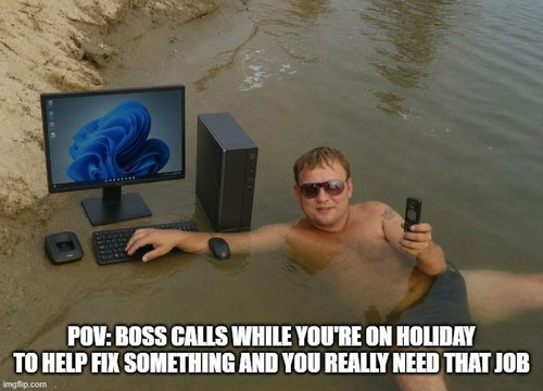 Corporate says 'work life balance' while holding your mortgage hostage from 3,000 miles away