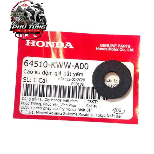 Cao Su Đệm Giá Bắt Yếm Ws110, Rs110 Honda ( 64510KWWA00 ) 1 1 logo.jpg