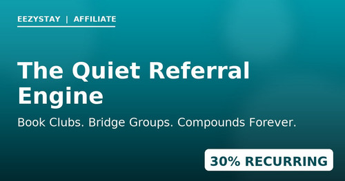 eezystay affiliate book clubs bridge groups quiet referral engine.jpg