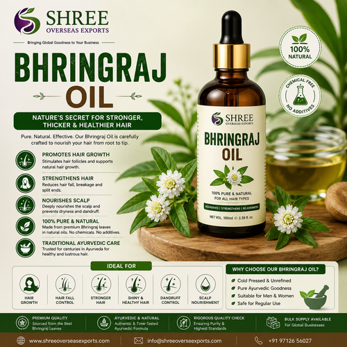 Bhringraj Oil for Hair Care A Premium Herbal Solution for Global Hair Care Brands.png