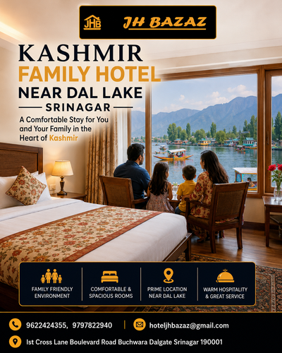 Kashmir family hotel near Dal LakeSrinagar.png