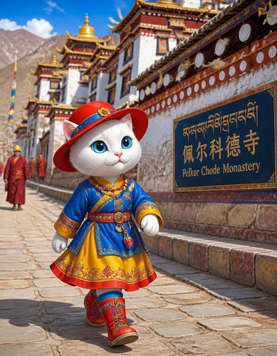 catwalk walking in tibet on thursday.jpg