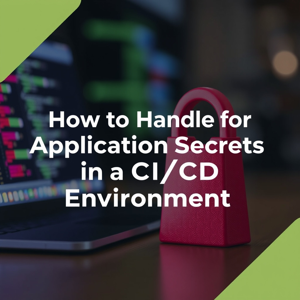 Beyond Code: Strategic Handling of Application Secrets in CI/CD Environments