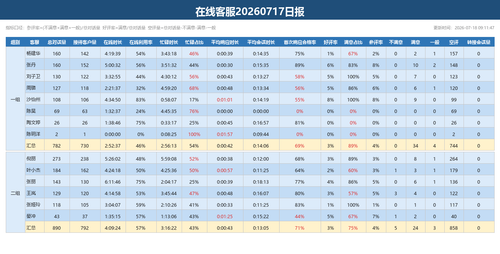 在线客服日报 20260717.2