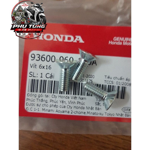 Bộ bi đề lắp xe Dream, Wave 100 Honda 1 6 logo.jpg