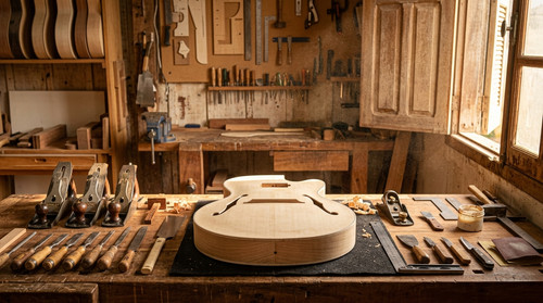 Luthier's workbench with guitar … 202607171419.jpg