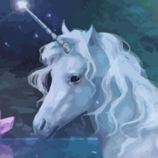 Fantasy White Unicorn paint by numbers.jpg