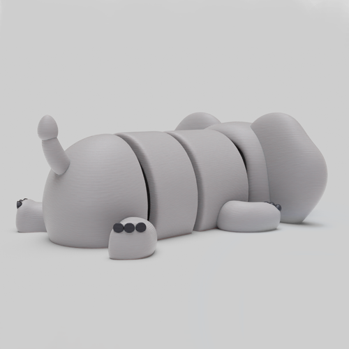 Flexi Elephant Keychain 01.png