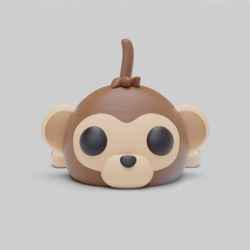 Flexi Monkey Keychain 02.png