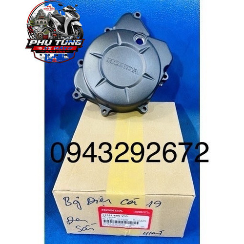Nắp Máy Nắp Côn Nắp Điện Wave A110 Màu Đen Nhám Honda (11330K09850 11341K89V30) 1 11 log.jpg
