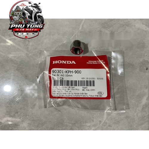 Ốc Mũ Giảm Xóc Sau 10mm Dream, Wave Honda (90301KPH900) 1 3 logo.jpg