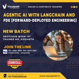 Join Agentic AI with LangChain &amp; FDE New Batch on July 28