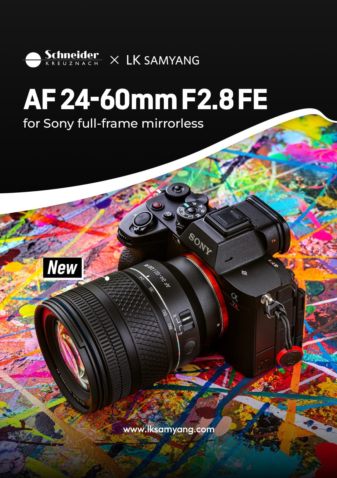 Cận cảnh ống kính Samyang 24-60mm F2.8 V2