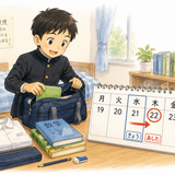 4. あした — besok