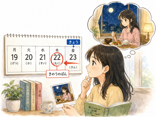 14. きのうのばん（きのうのよる）— kemarin malam.png