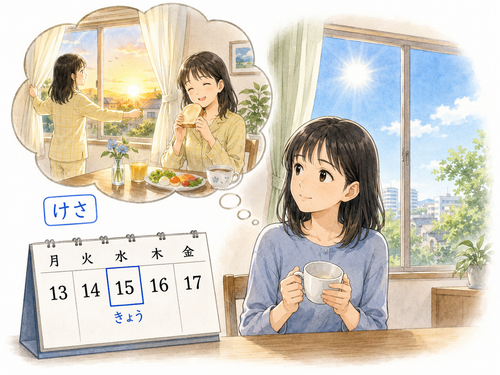 9. けさ — tadi pagi.png