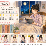 18. まいばん — setiap malam