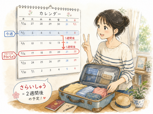 23. さらいしゅう — dua minggu lagi.png