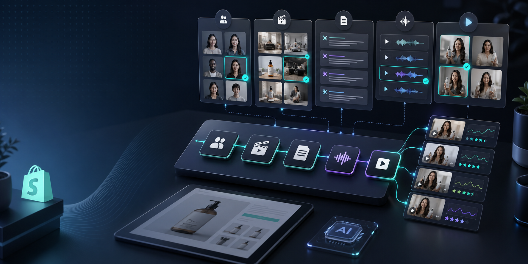 Shopify UGC video production workflow