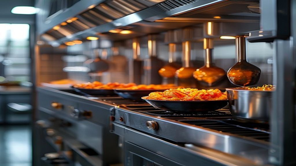 Clean commercial fryer station after oil filtration and closing checklist