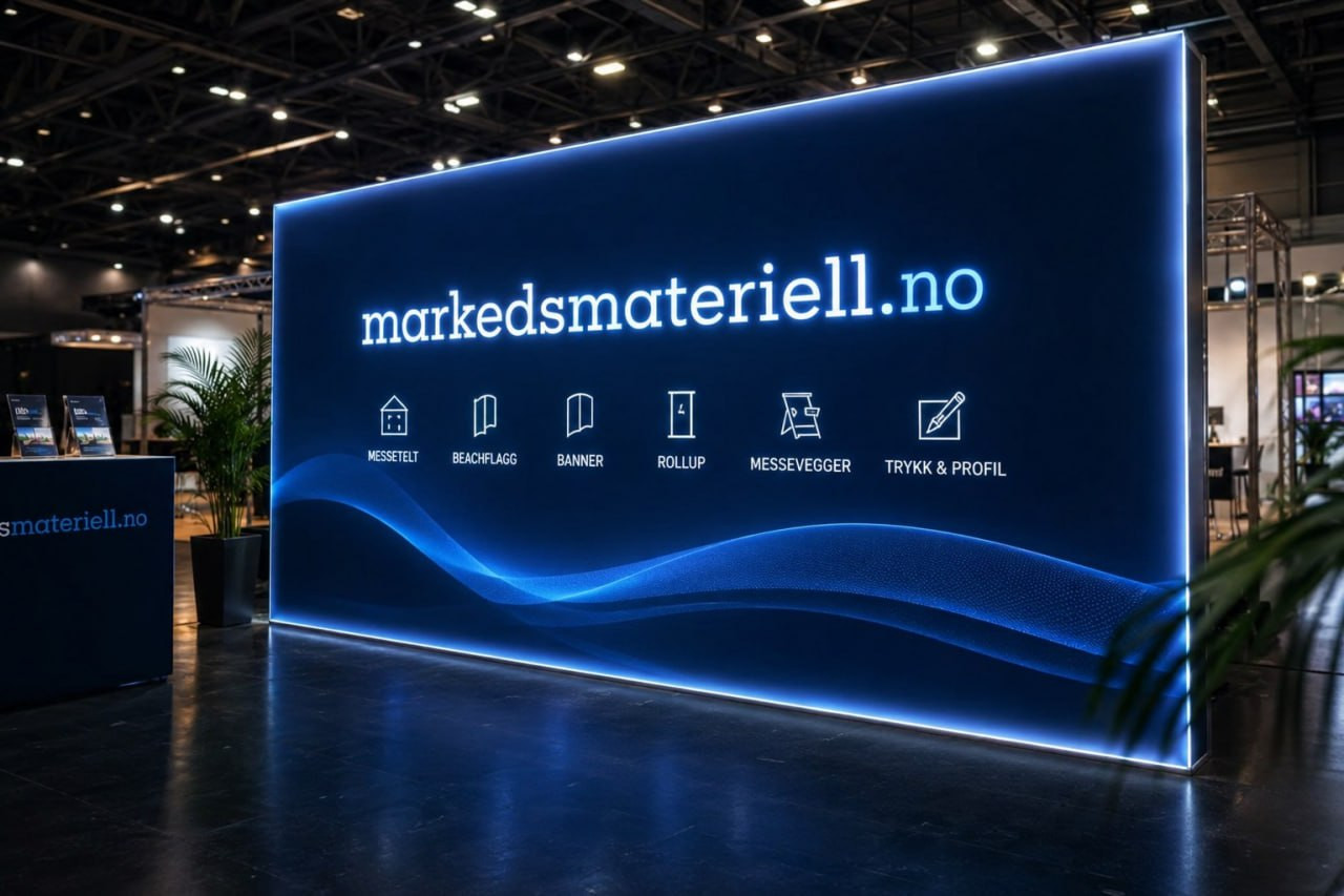 LED-belyst messevegg — skaper den sterkeste visuelle opplevelsen og garanterer blikkfang i store messehaller