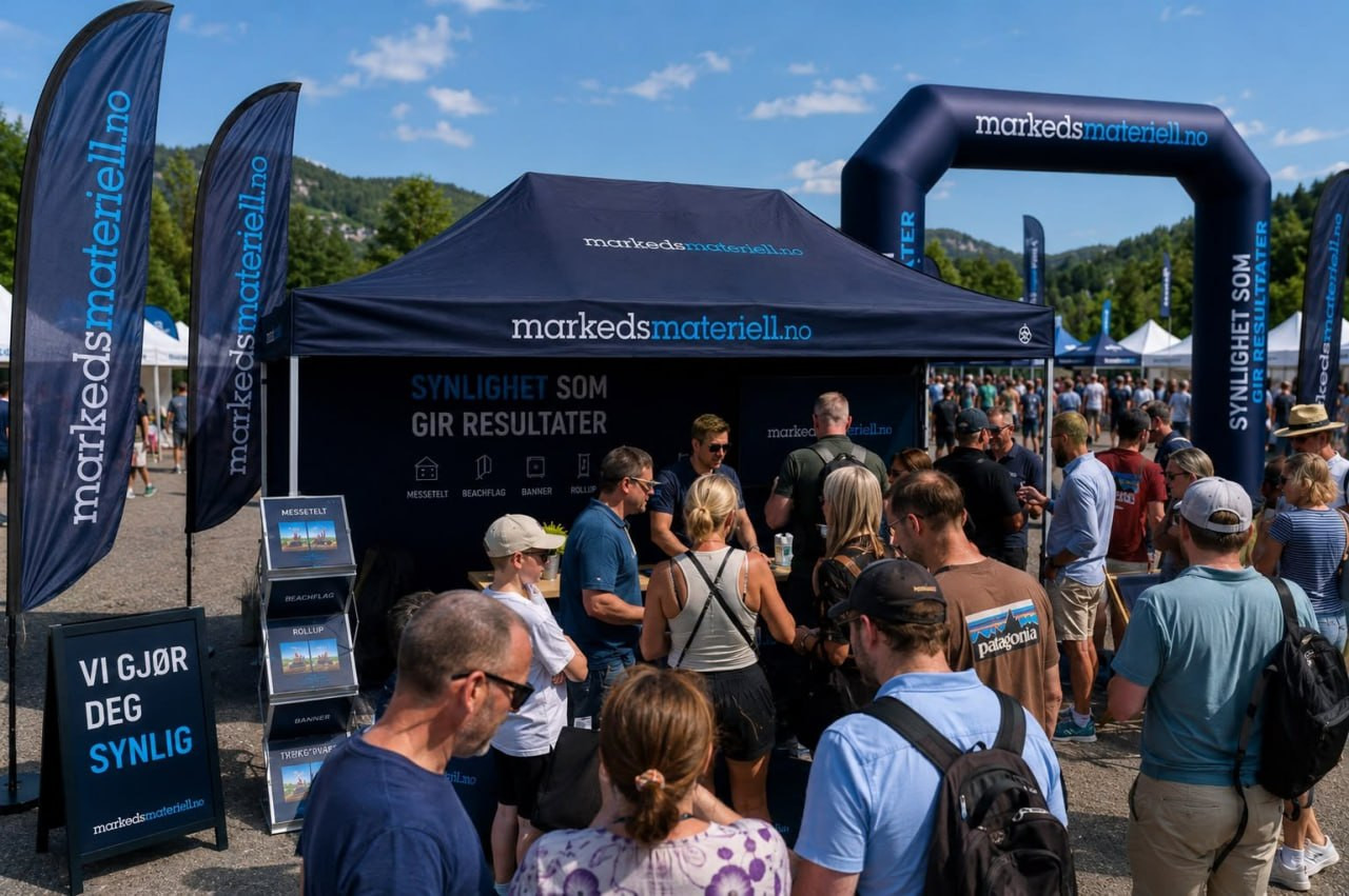Messetelt og utestand: Ta merkevaren utendors