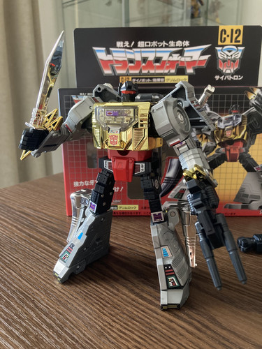 Takara Tomy Missing Link C 12 Grimlock In Hand Images 43.jpg