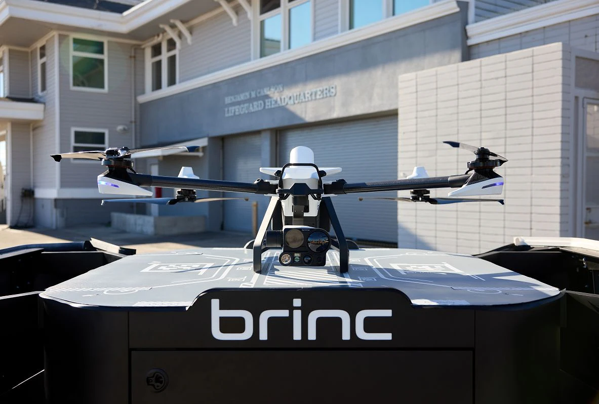 brinc 911 new drone guardian fundraising valuation motorola