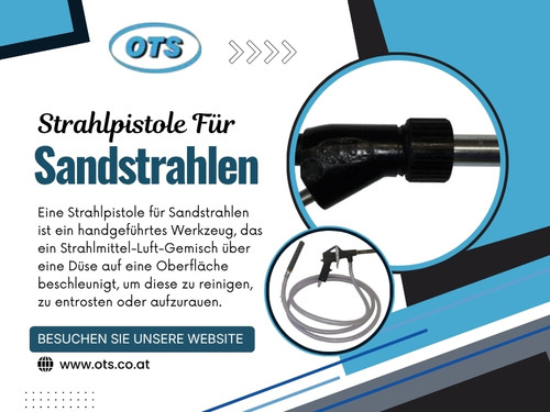 Zeit ist in der Industrie, im Handwerk und in der Metallverarbeitung ein entscheidender Erfolgsfaktor. Eine leistungsstarke Strahlpistole für Sandstrahlen trägt dazu bei, Arbeitsabläufe zu beschleunigen und gleichzeitig eine gleichbleibend hohe Bearbeitungsqualität zu gewährleisten.

Für weitere Informationen: https://www.ots.co.at/strahltechnik/strahlpistolen/

Adresse: Tullner Straße 21, Langenrohr,3442, Österreich

Telefon: +4322727233333

Lesen Sie unsere Blog:
https://otssandstrahlsysteme.wordpress.com
https://otssandstrahlsysteme.wixsite.com/otssandstrahlsysteme
https://otssandstrahlsysteme.medium.com

Weitere Links:
https://magic.ly/otssandstrahlsysteme
https://otssandstrahlsysteme.mssg.me/
https://jali.me/otssandstrahlsysteme
https://www.behance.net/otssandstrahlsysteme