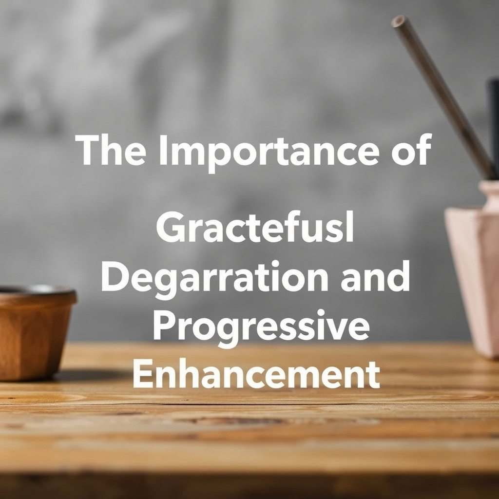 Building Resilient Digital Experiences: The Power of Graceful Degradation and Progressive Enhancement