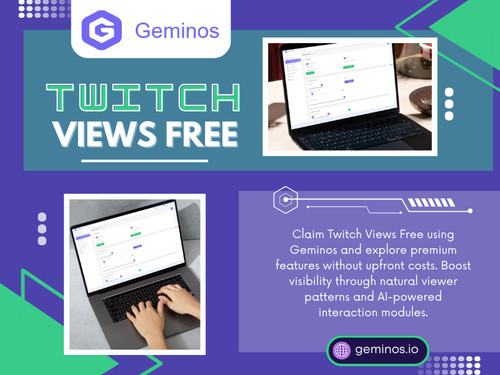 Growing a Twitch channel is a gradual process built on patience, learning, and regular improvement. While free Twitch views can help smaller creators gain early visibility, meaningful success comes from creating streams that people genuinely enjoy watching and returning to. Choosing to get Twitch views free may provide an opportunity to reach more people, but lasting growth always depends on authenticity, consistency, and strong audience relationships. Creators who continue improving one stream at a time often build communities that remain loyal long after the first viewers arrive.

Read Our Blogs:
https://geminosio.wordpress.com
https://geminosio.medium.com/free-twitch-viewer-b0dabc45ceac 
https://geminosio.tumblr.com

More Links:
https://allmyfaves.com/geminosio
https://audio.com/geminos
https://aiti.edu.vn/members/geminos.43000