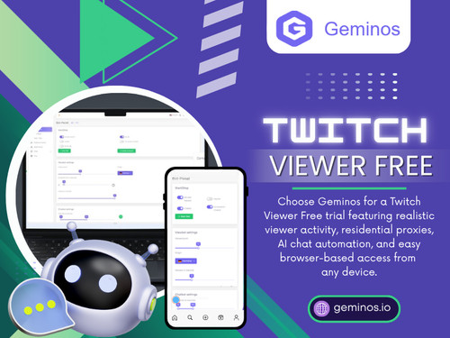 A trusted platform like Geminos can support new creators during the early stages, but consistent streaming, audience interaction, and quality content remain the strongest ingredients for long-term success. By focusing on steady improvement instead of quick results, every creator has a better chance of building a loyal community through twitch viewer free opportunities used responsibly.

Read Our Blogs:
https://geminosio.wordpress.com
https://geminosio.medium.com/free-twitch-viewer-b0dabc45ceac 
https://geminosio.tumblr.com

More Links:
https://linktr.ee/geminosio
https://gravatar.com/geminosio
https://www.apsense.com/user/geminosio