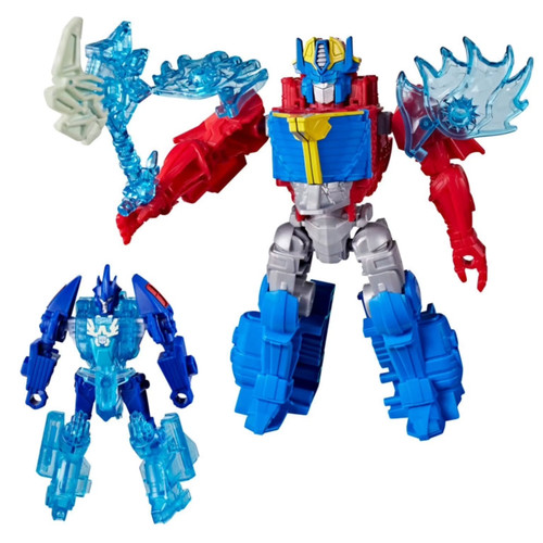 Transformers Cyberworld “Energon Surge” The High Seas Heroes Optimus Mirage Stock Images 2.jpg