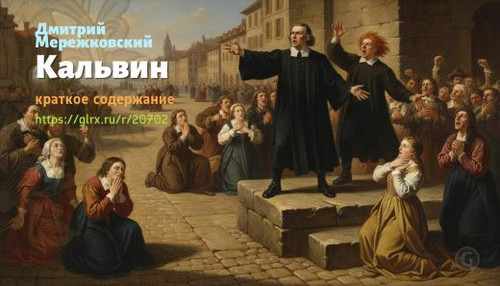Читать краткий пересказ книги «Кальвин» (автор: Дмитрий Мережковский). Дмитрий Мережковский: «Кальви.jpg