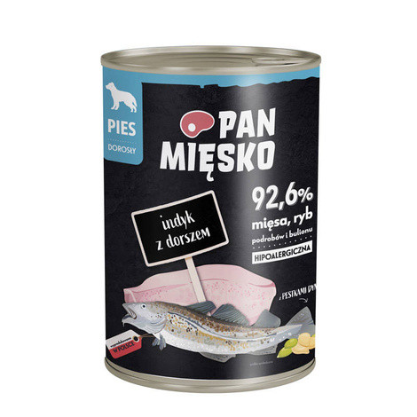 pol pm Pan Miesko karma mokra dla psa Indyk z dorszem 400 g 9596 1.1