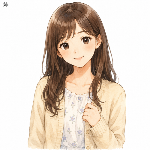 34. 姉（あね）— kakak perempuan sendiri.png